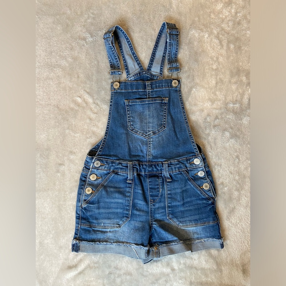 Denim Overalls with Adjustable Straps